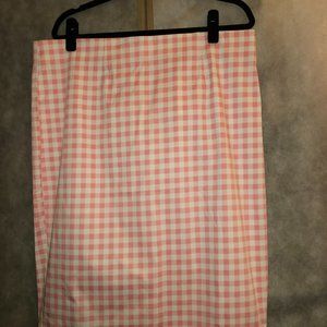 Gingham skirt